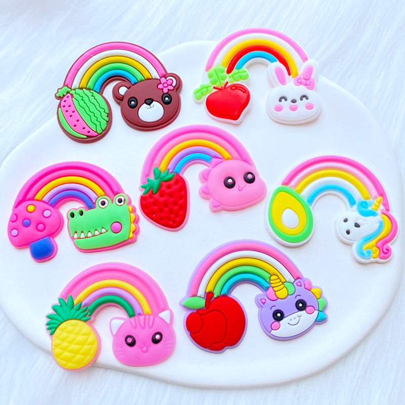10Pcs New Cute Fruit Animal Ra - Embellishment Glue Craft ulasan dan harga