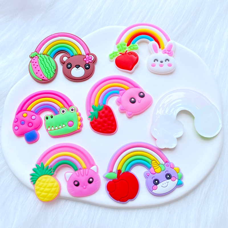 10Pcs New Cute Fruit Animal Ra - Embellishment Glue Craft ulasan dan harga