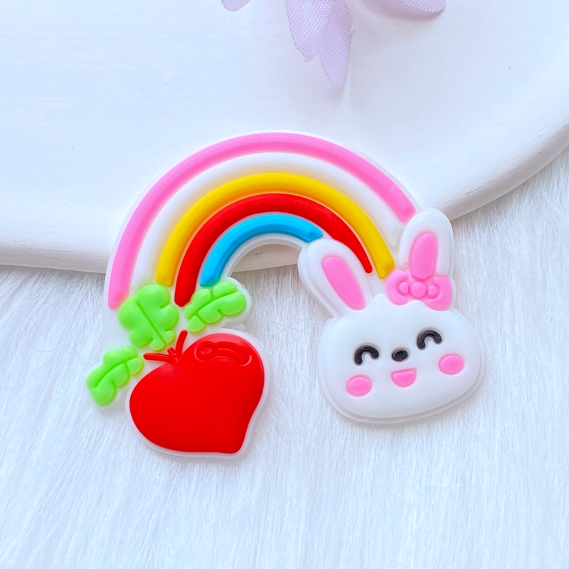 10Pcs New Cute Fruit Animal Ra - Embellishment Glue Craft ulasan dan harga