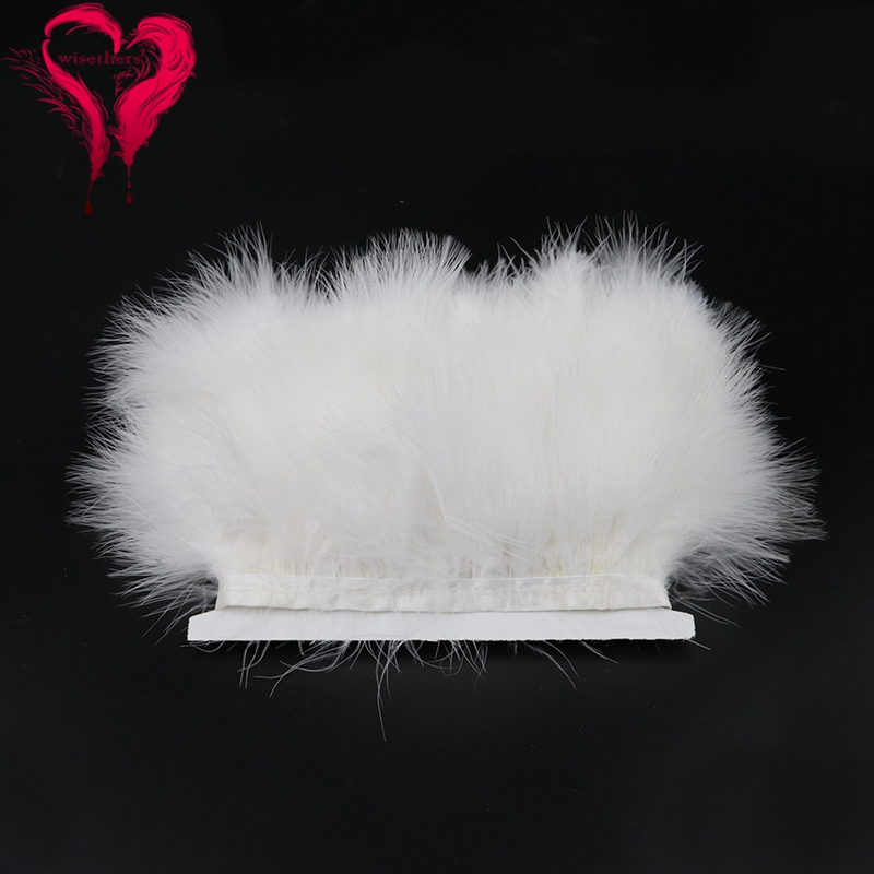 1 Meter Fancy Soft Fluffy Dyed - Feather Trim Marabou ulasan dan harga