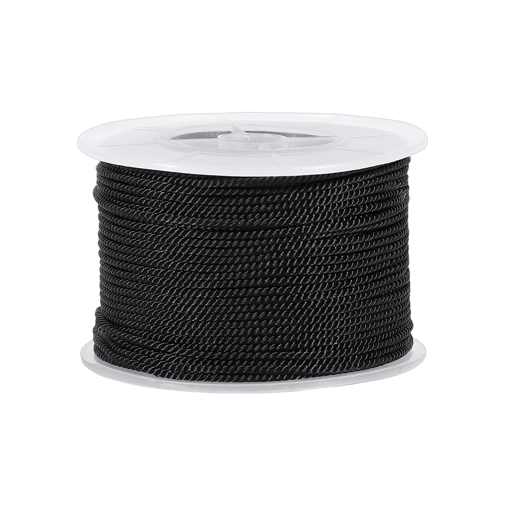 54.68 Yards Black Twisted Cord - Cord Trim Twisted ulasan dan harga