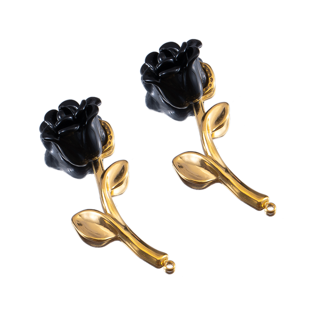 2pcs Stainless Steel Flower Cr - Embellishment Crafts ulasan dan harga