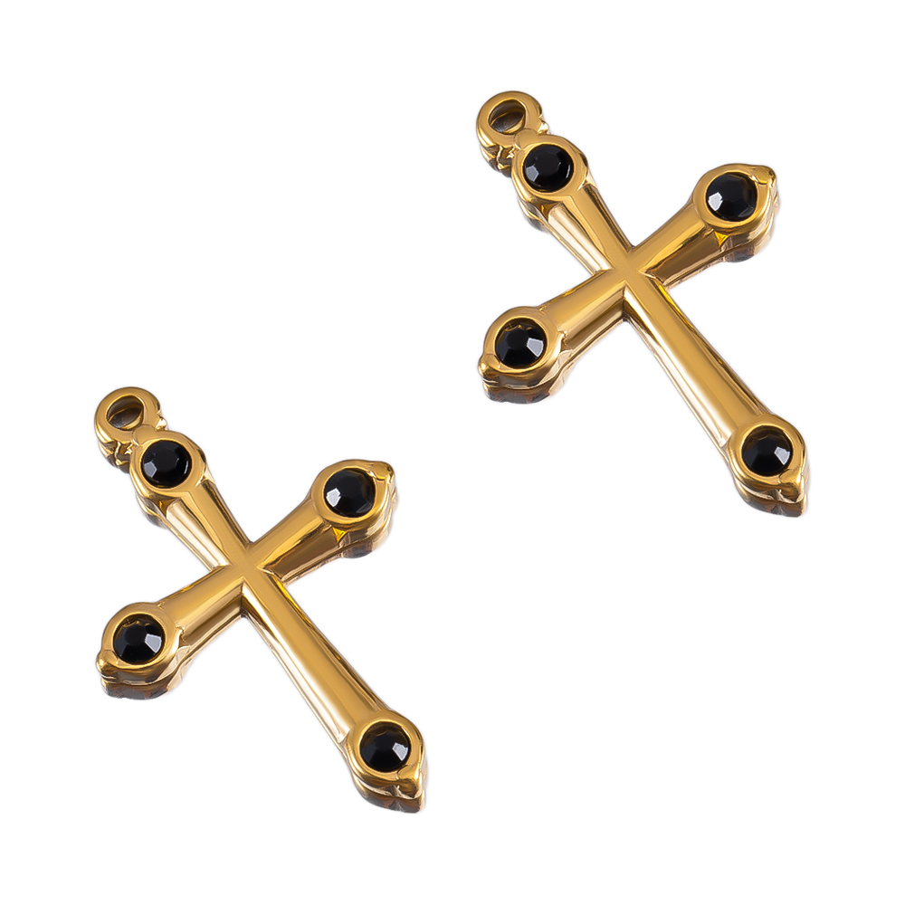 2pcs Stainless Steel Flower Cr - Embellishment Crafts ulasan dan harga