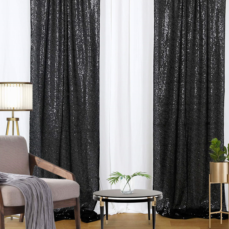 Gold/Silvery Sequin Backdrop C - Sequin Fabric Panel ulasan dan harga