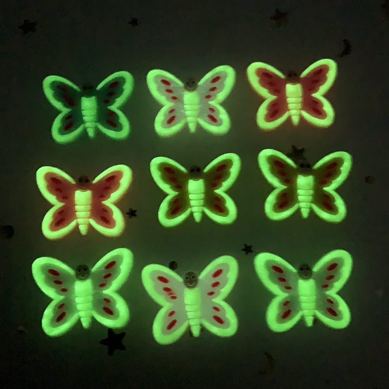 10pcs Cute Large butterfly PVC - Embellishment Glue Craft ulasan dan harga