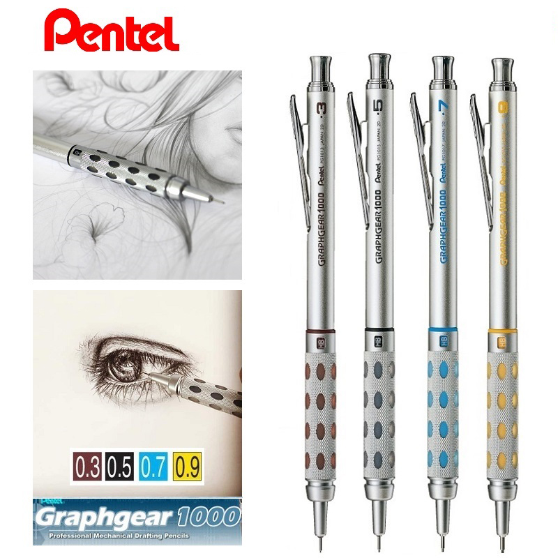 Pentel GRAPHGEAR 1000 Mechanic - Pentel Pen Graphgear ulasan dan harga