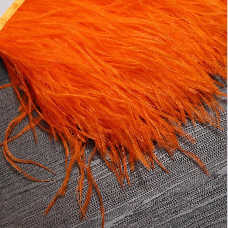 13-18CM 6M Ostrich Feather tri - Feather Trim Marabou ulasan dan harga