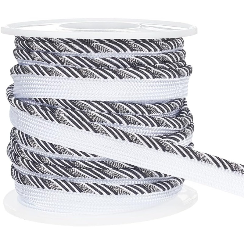10 Yard Black Twisted Lip Cord - Cord Trim Twisted ulasan dan harga