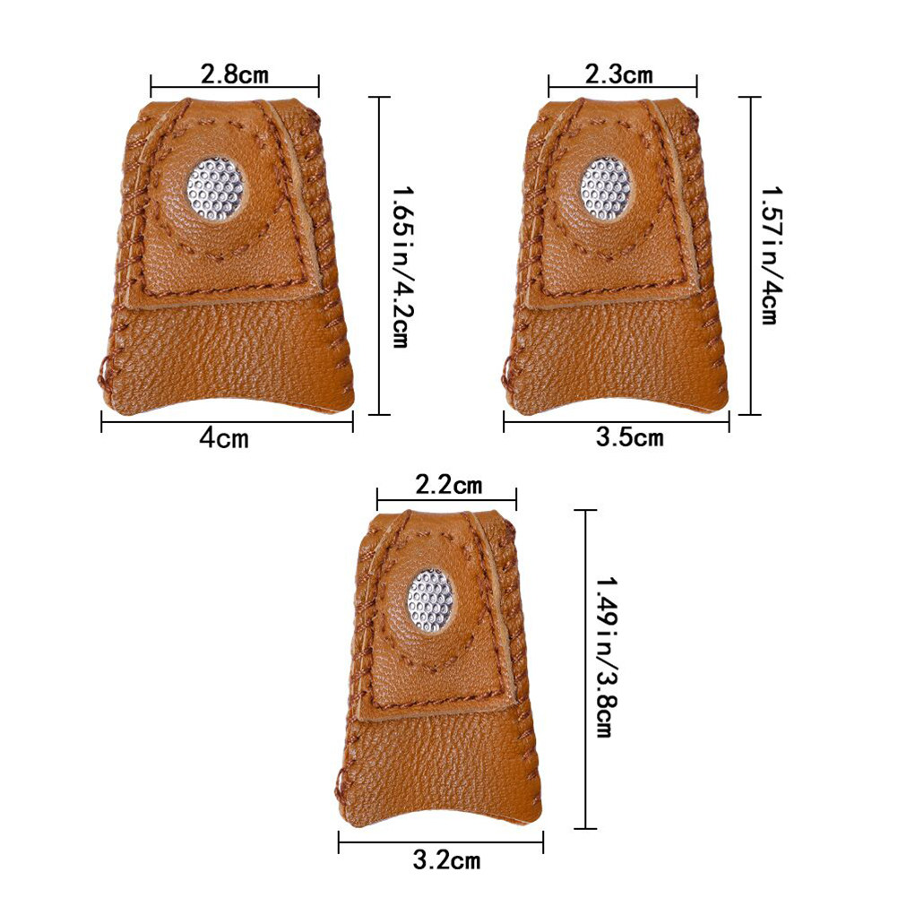 1Pcs Premium Sheepskin Thimble - Embroidery Craft ulasan dan harga