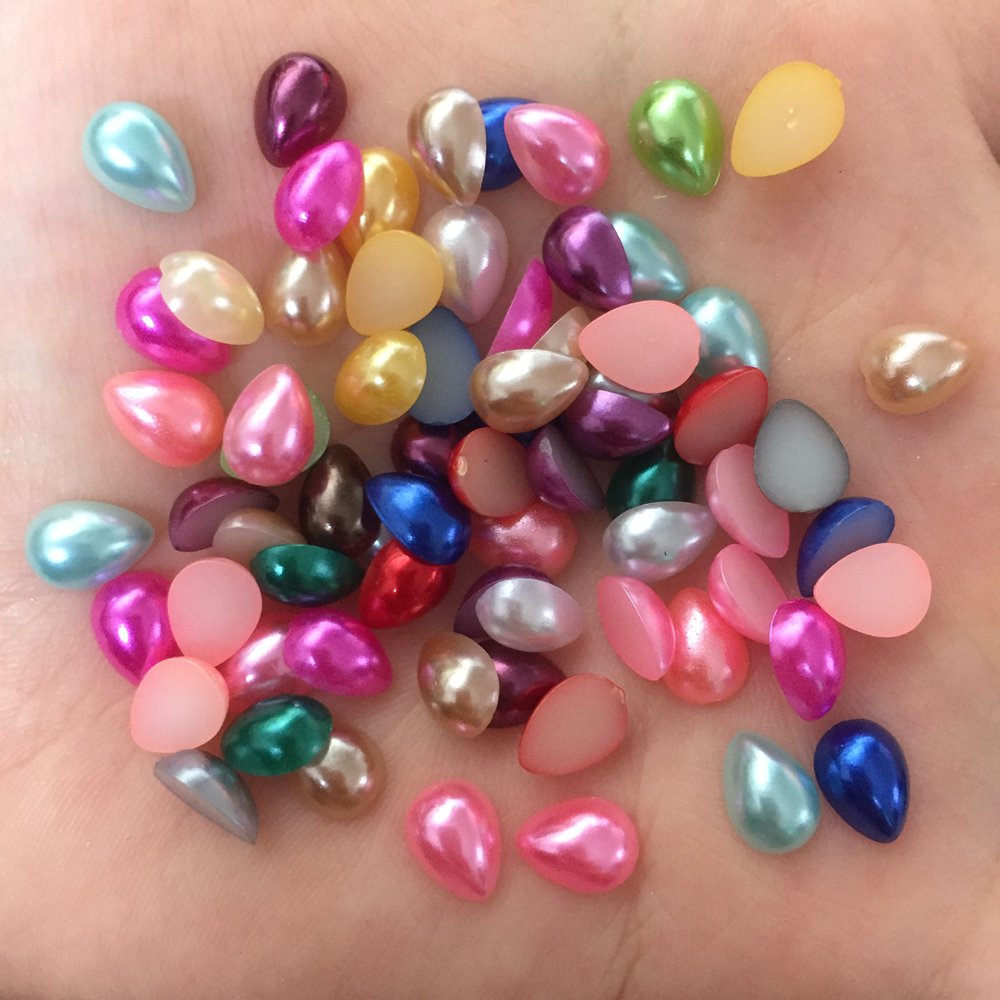 200PCS Resin Cute Drop Pearl B - Embellishment Glue Craft ulasan dan harga