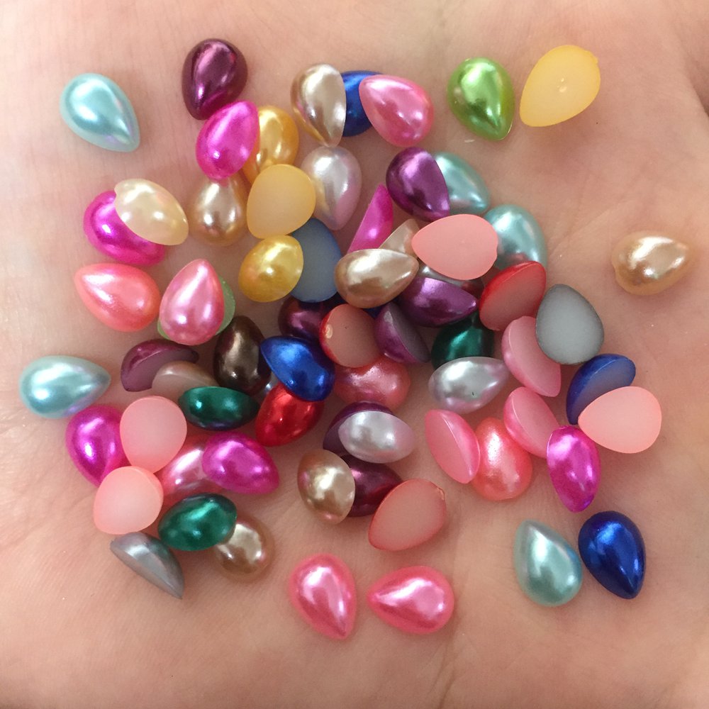 200PCS Resin Cute Drop Pearl B - Embellishment Glue Craft ulasan dan harga