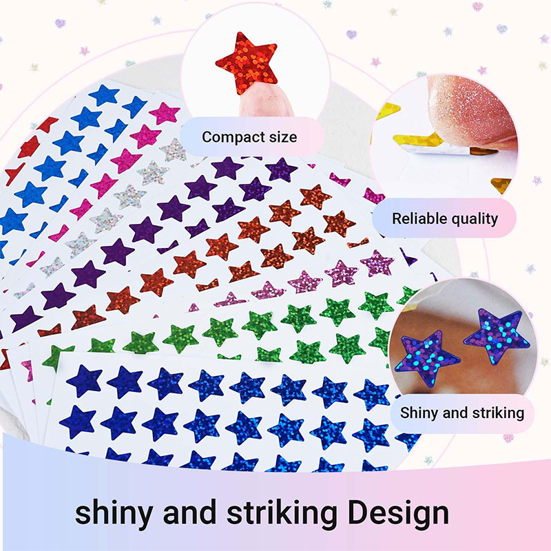 420Pcs Star Stickers Sparkly H - Glitter Vinyl Roll ulasan dan harga