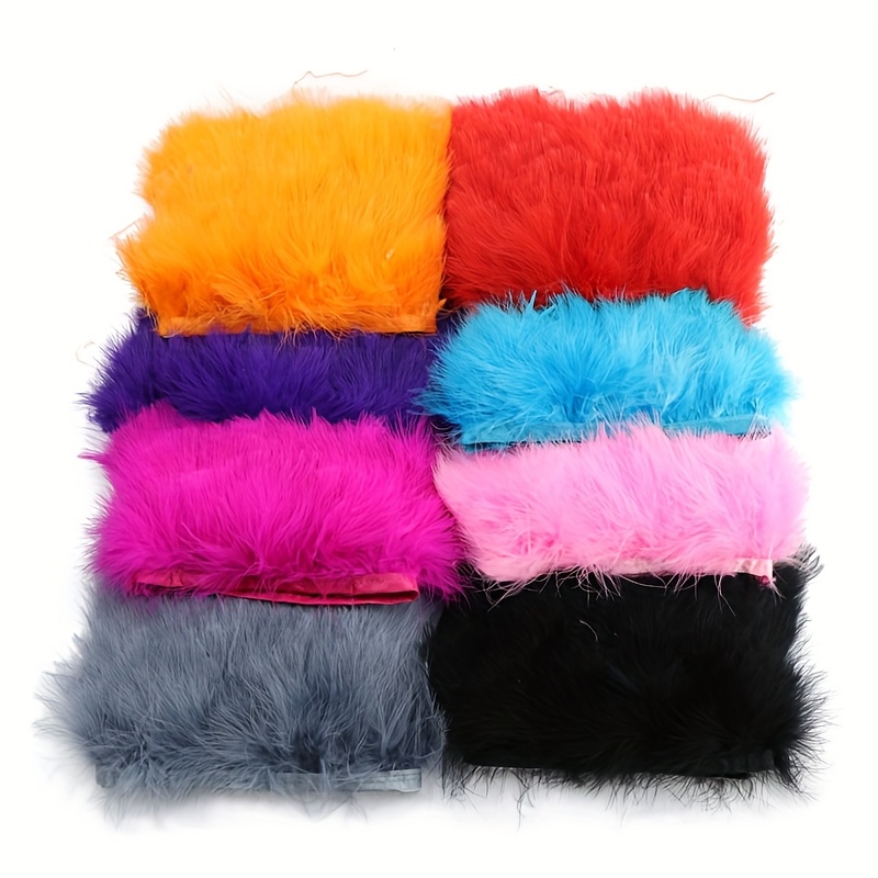 Fluffy Turkey Feathers Trim Fr - Feather Trim Marabou ulasan dan harga