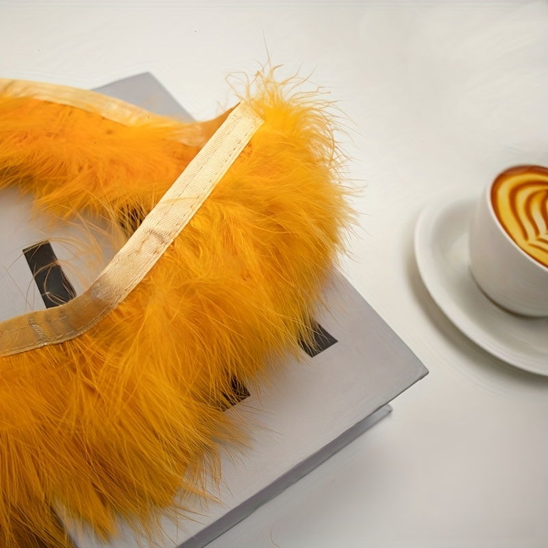 Fluffy Turkey Feathers Trim Fr - Feather Trim Marabou ulasan dan harga