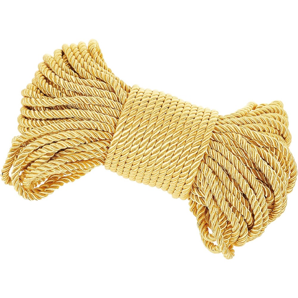 6mm Gold Cord 27 Yards Twisted - Cord Trim Twisted ulasan dan harga