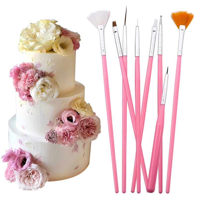 15Pcs/Set Sugar Craft Brush Fo - Embellishment Crafts ulasan dan harga