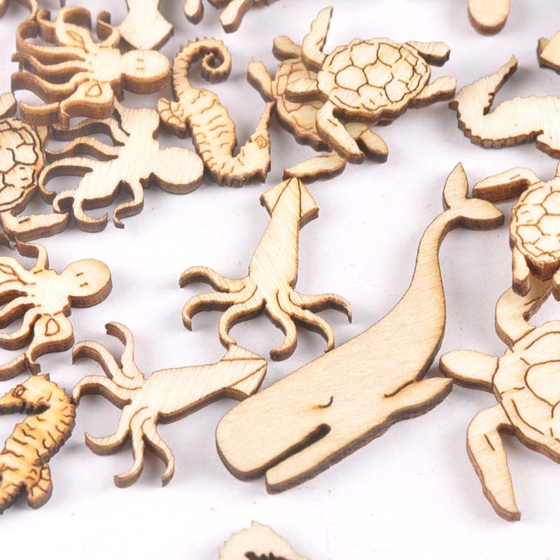 20Pcs 25-40mm Sea Turtle/horse - Craft Embellishment ulasan dan harga