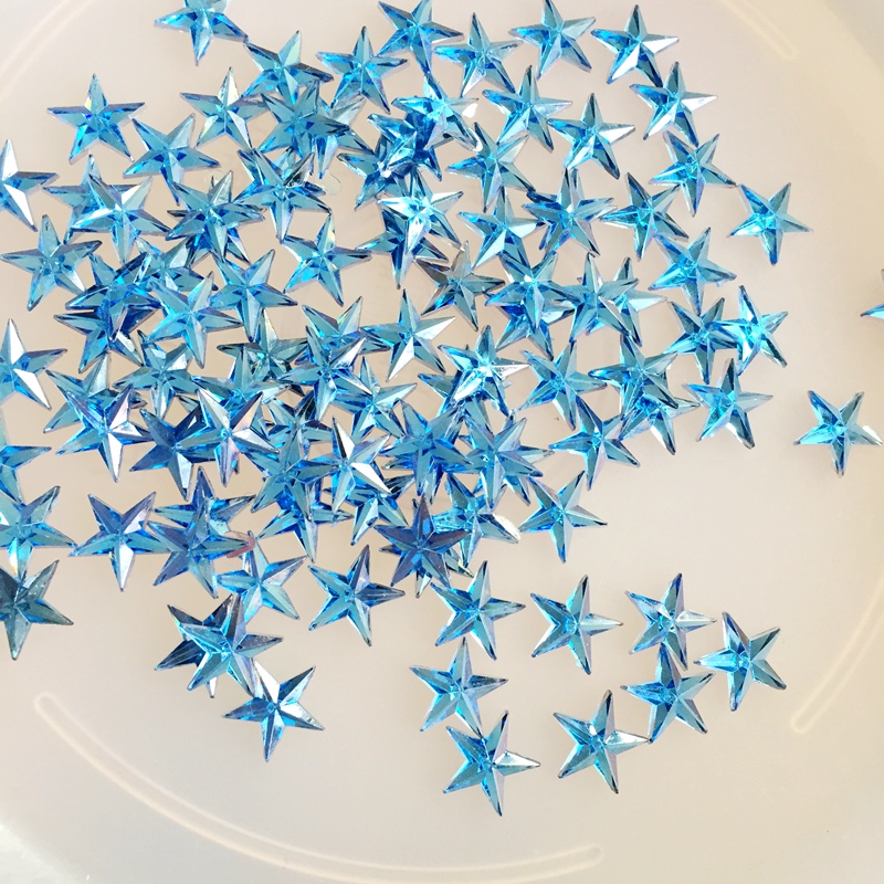 400pcs 10mm Crystal Star Shape - Hotfix Rhinestone Sheet ulasan dan harga