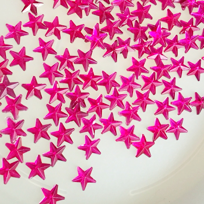 400pcs 10mm Crystal Star Shape - Hotfix Rhinestone Sheet ulasan dan harga
