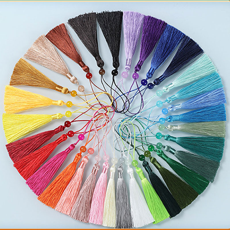5-100Pcs Bookmark Beaded Tasse - Beaded Trim Fringe ulasan dan harga