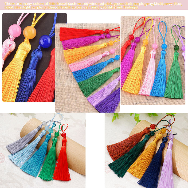 5-100Pcs Bookmark Beaded Tasse - Beaded Trim Fringe ulasan dan harga