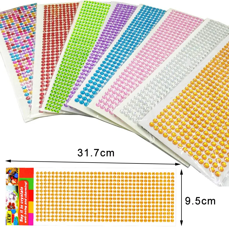 900/504Pcs Bling Acrylic Rhine - Embellishment Glue Craft ulasan dan harga