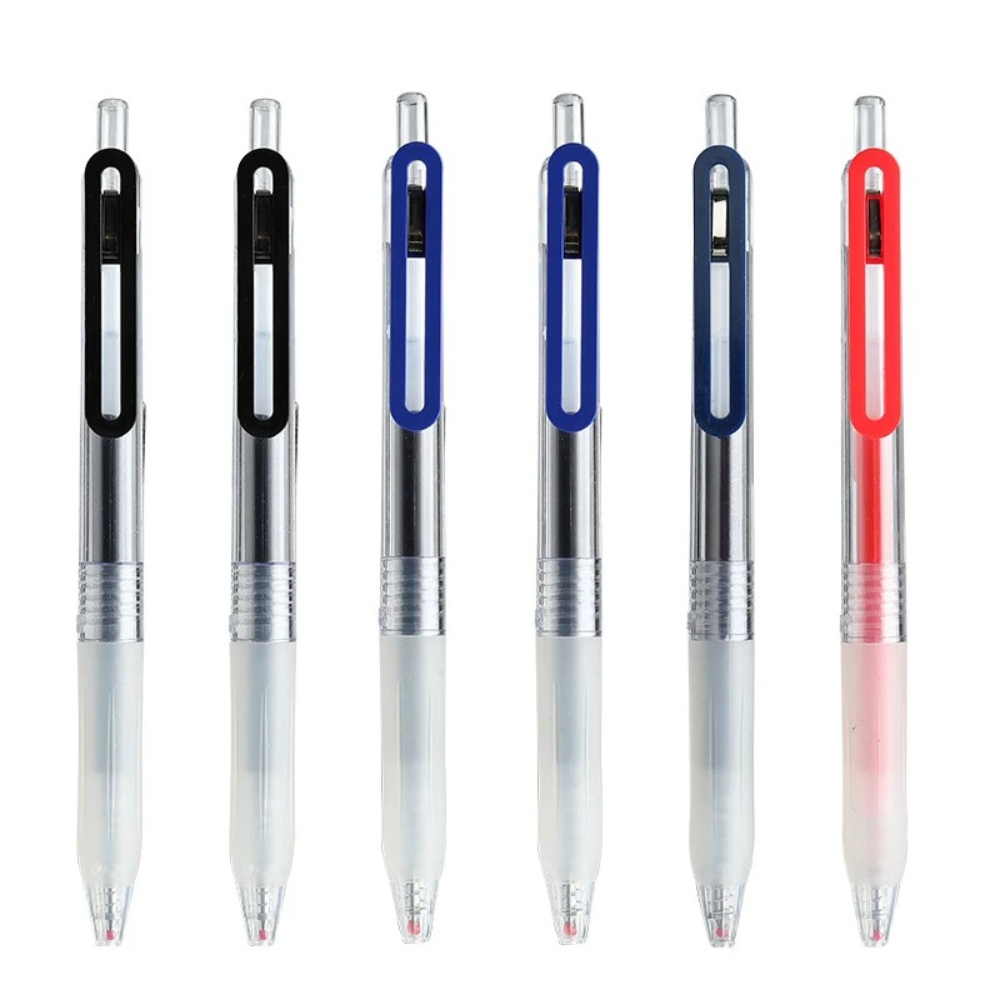 0.5mm Ink MUJIS Press Gel Pen  - Muji Stationery Gel Pen ulasan dan harga
