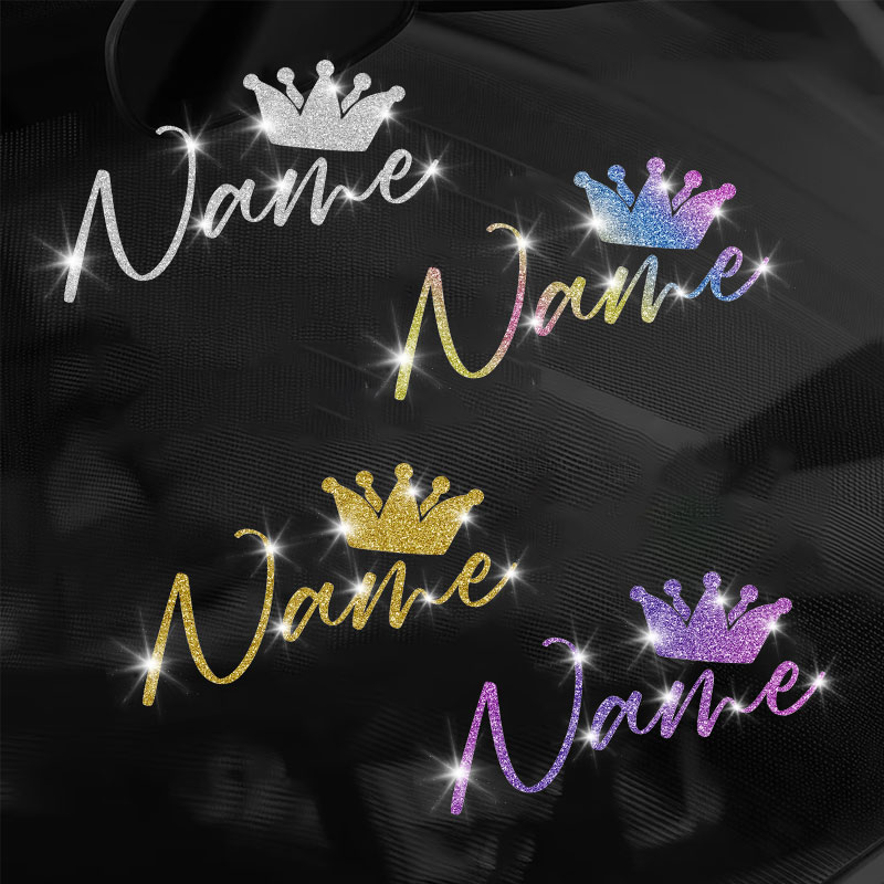1PC Custom Glitter Crown and N - Glitter Vinyl Roll ulasan dan harga