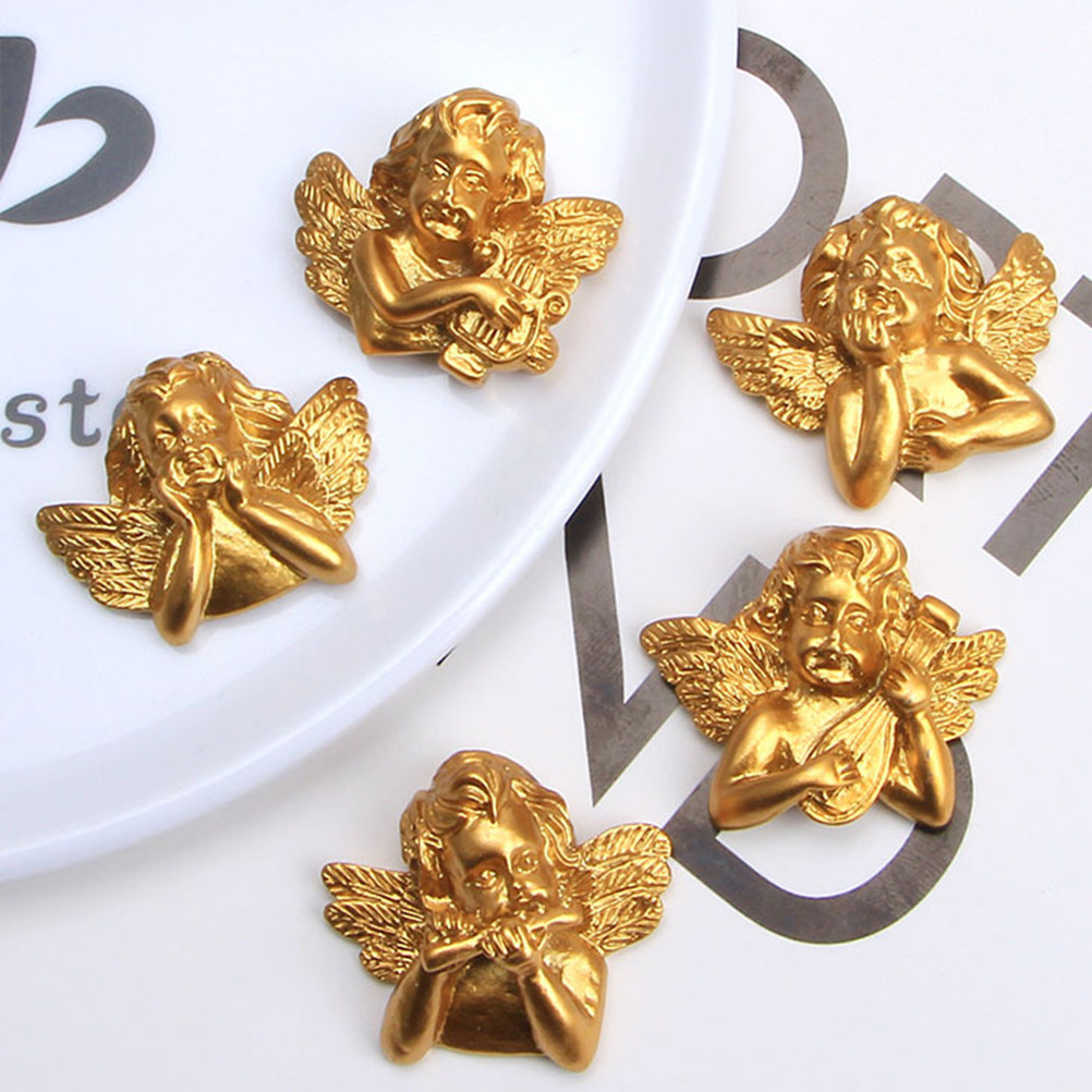 15pcs Resin Angel Accessories  - Embellishment Crafts ulasan dan harga