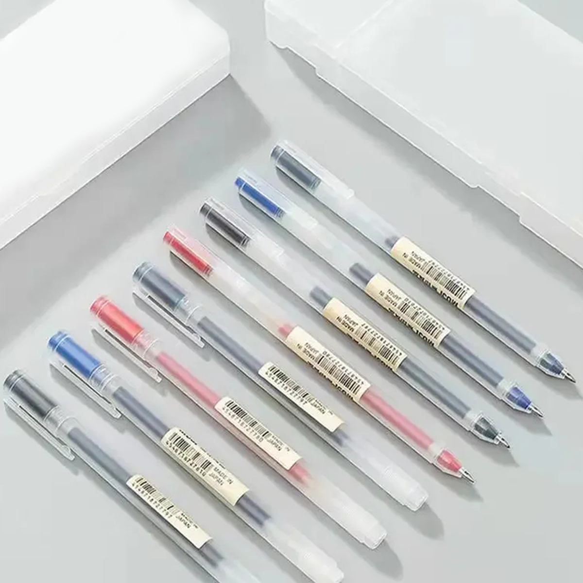 3-6Pcs/Set 0.38mm Kawaii MUJIs - Muji Stationery Gel Pen ulasan dan harga