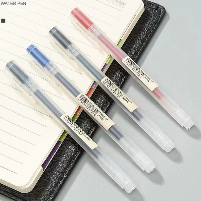 3-6Pcs/Set 0.38mm Kawaii MUJIs - Muji Stationery Gel Pen ulasan dan harga