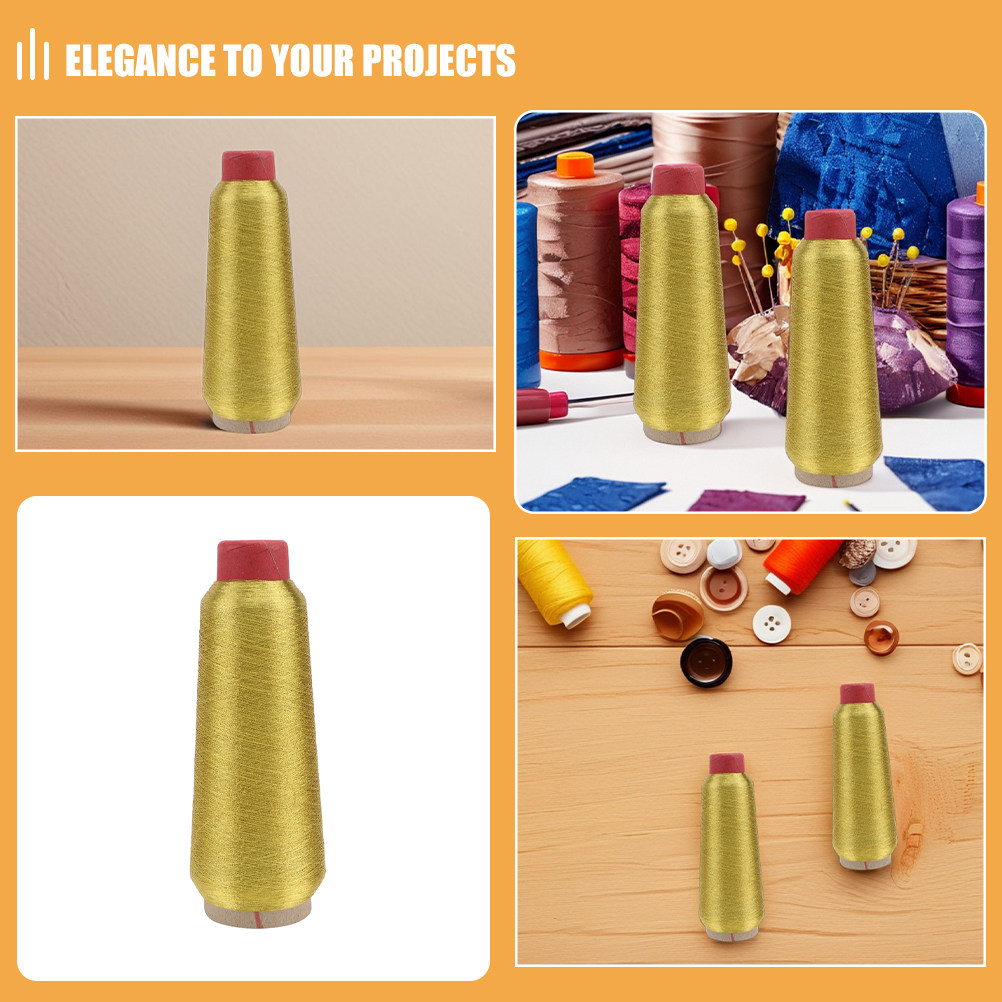 2 Rolls Premium Golden Metalli - Embroidery Craft ulasan dan harga