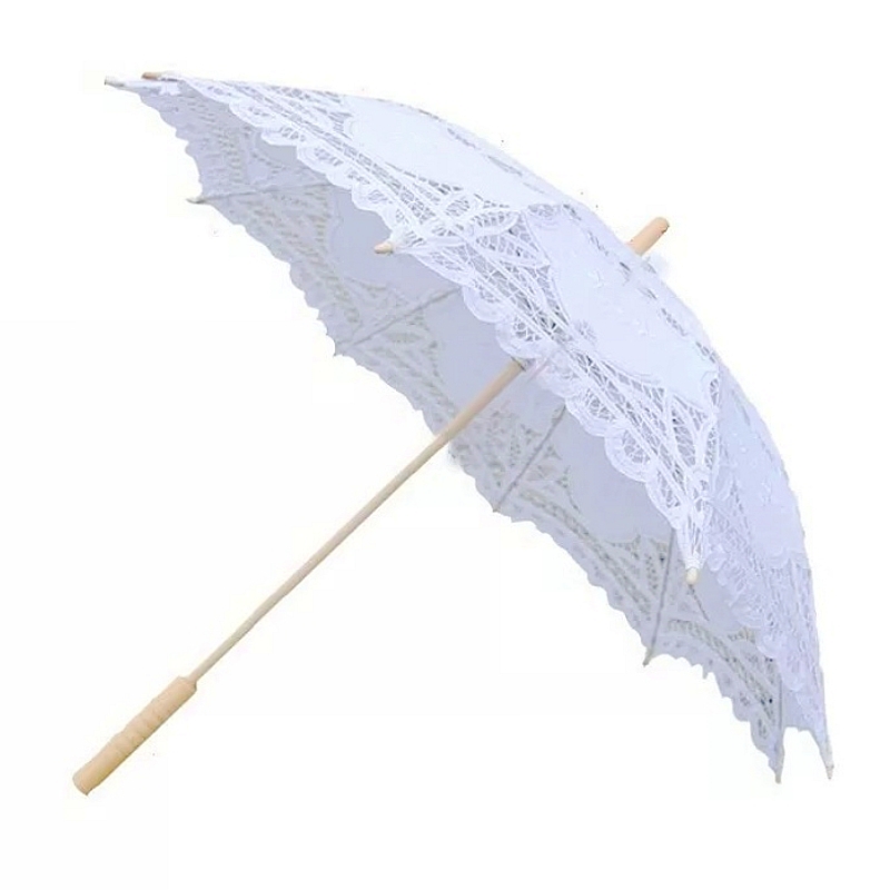 New Vintage Lace Umbrella Hand - Embroidery Craft ulasan dan harga