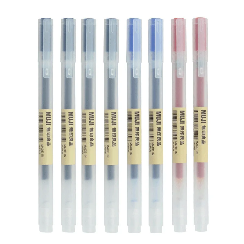 6/8Pcs/Set Kawaii MUJIs Gel Pe - Muji Stationery Gel Pen ulasan dan harga