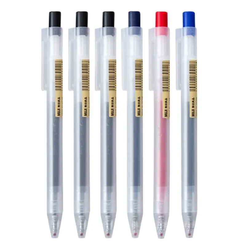 1/3Pcs/Set Kawaii MUJIs Gel Pe - Muji Stationery Gel Pen ulasan dan harga