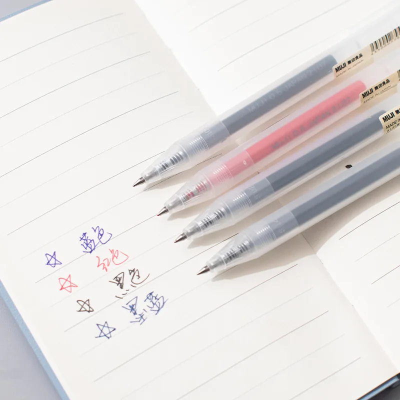 1/3Pcs/Set Kawaii MUJIs Gel Pe - Muji Stationery Gel Pen ulasan dan harga
