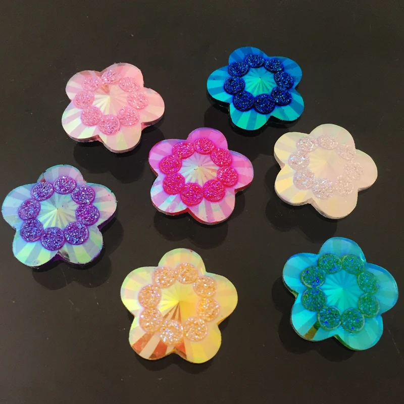 20pcs 20mm ab mixed color flow - Embellishment Glue Craft ulasan dan harga