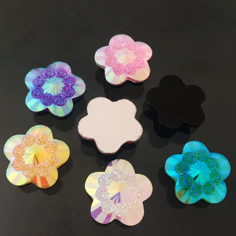 20pcs 20mm ab mixed color flow - Embellishment Glue Craft ulasan dan harga