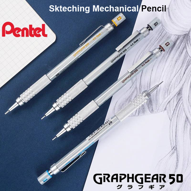 Pentel Mechanical Pencil Graph - Pentel Pen Graphgear ulasan dan harga