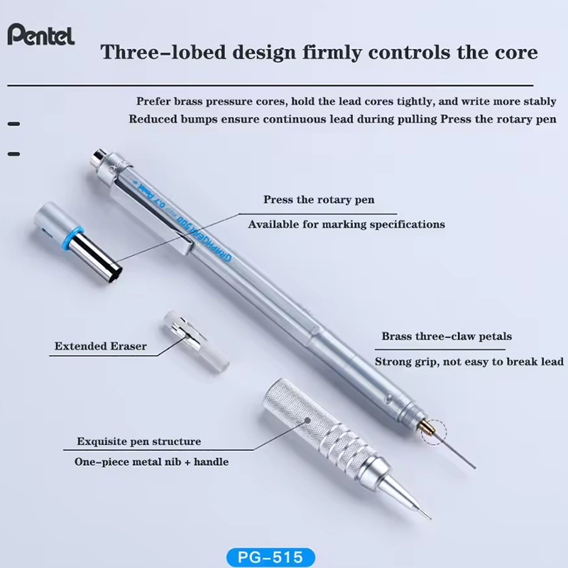 Pentel Mechanical Pencil Graph - Pentel Pen Graphgear ulasan dan harga