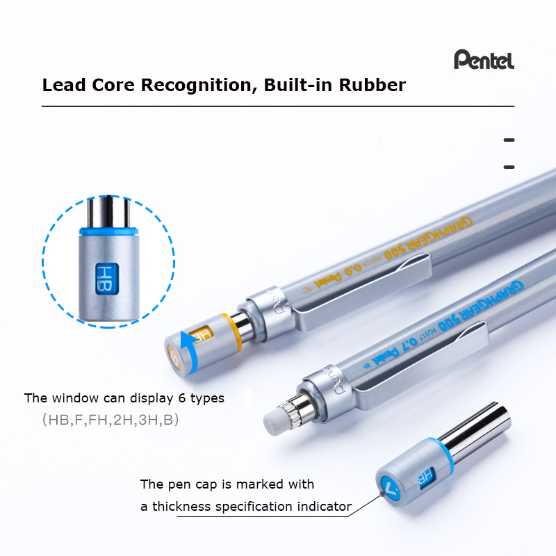 Pentel Mechanical Pencil Graph - Pentel Pen Graphgear ulasan dan harga