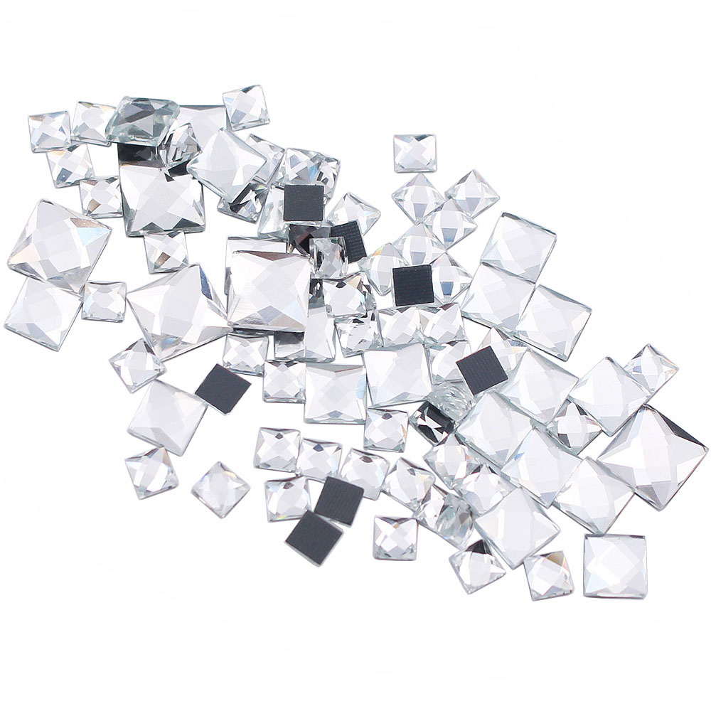 5mm 8mm 10mm Rhinestones Squar - Hotfix Rhinestone Sheet ulasan dan harga