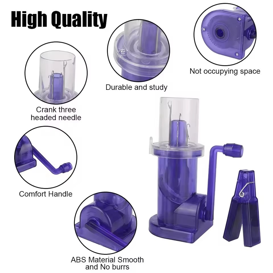 Portable Creative Knitting Mac - Craft Embellishment ulasan dan harga