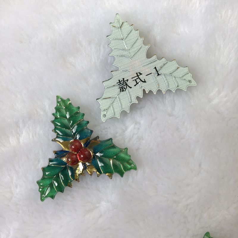 8PCS 40x41mm Resin Christmas L - Embellishment Glue Craft ulasan dan harga