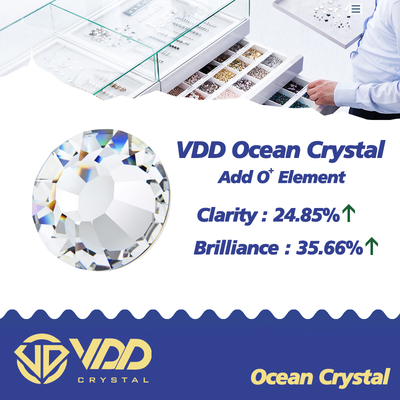 VDD 046 Green Opal  Crystals F - Hotfix Rhinestone Sheet ulasan dan harga