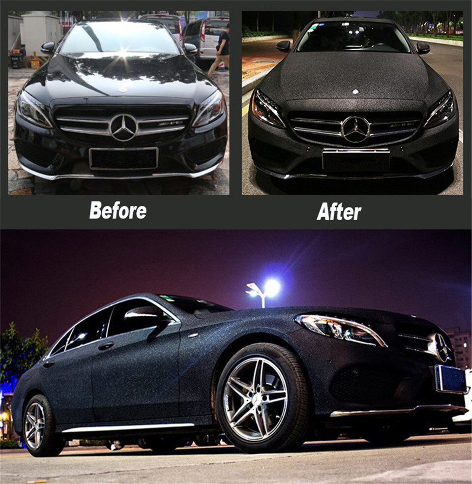 Sandy Glitter Black Diamond Vi - Glitter Vinyl Roll ulasan dan harga