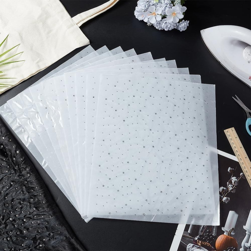 10 Sheet Glitter Hotfix Rhines - Hotfix Rhinestone Sheet ulasan dan harga