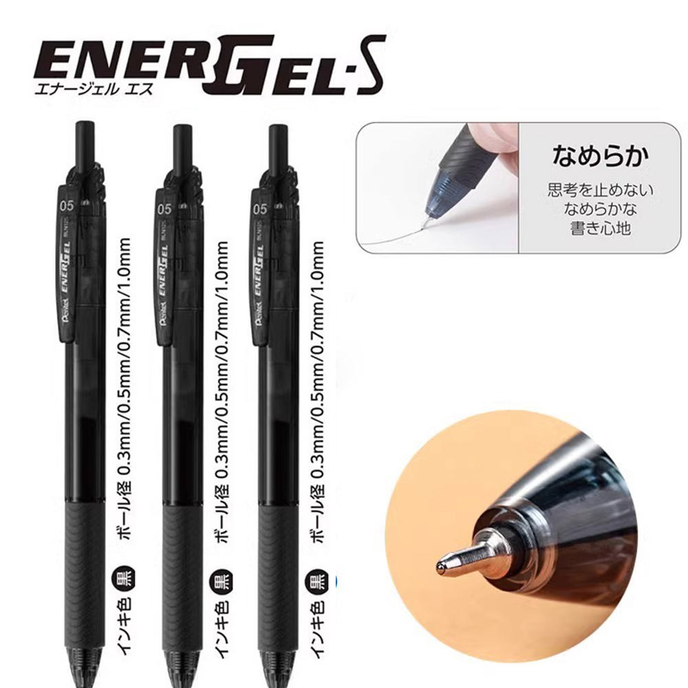 5/10pcs Japan Pentel Gel Pens  - Pentel Pen Energel ulasan dan harga