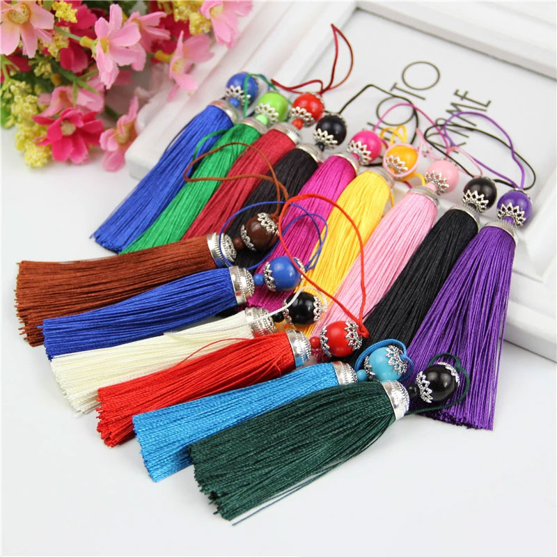 1/3/5pcs Silk Tassel Fringe Br - Beaded Trim Fringe ulasan dan harga