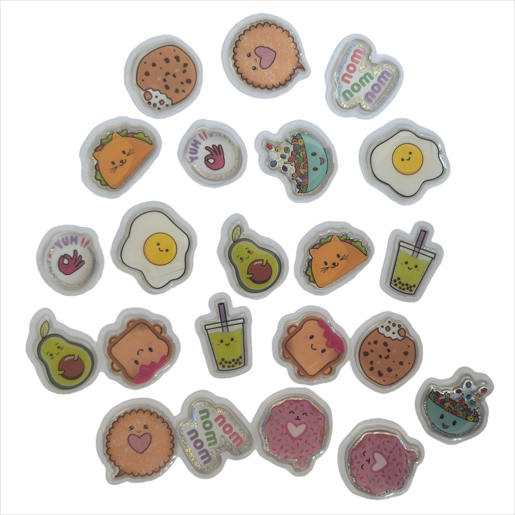 45 Pcs Adorable Epoxy Stickers - Craft Embellishment World ulasan dan harga